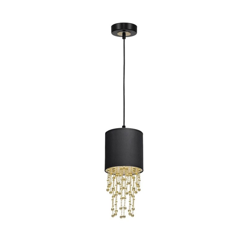 Hängeleuchte ALMERIA SCHWARZ/GOLD 1xE27
