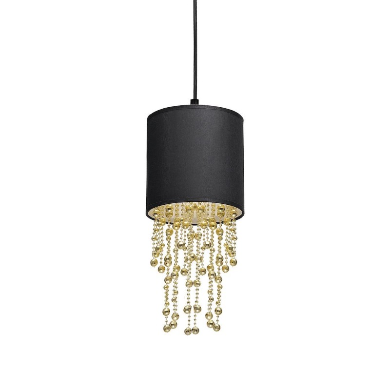 Hängeleuchte ALMERIA SCHWARZ/GOLD 1xE27