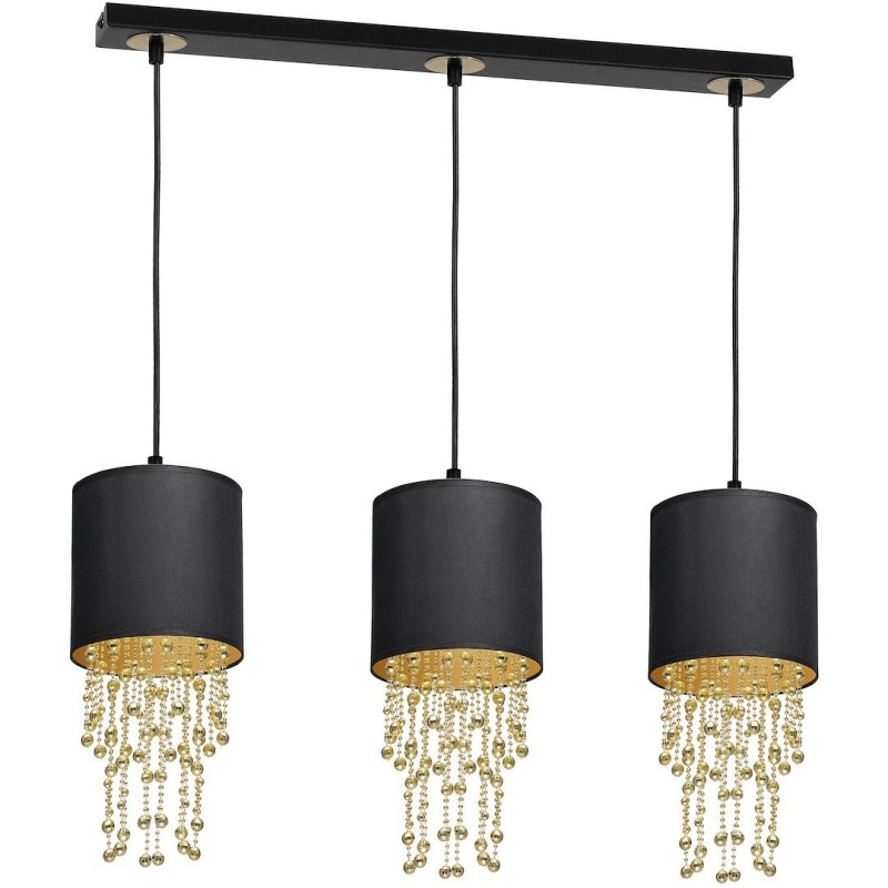 ALMERIA BLACK/GOLD Pendant Lamp 3xE27