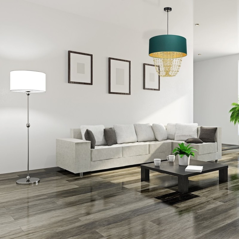 Hängeleuchte ALMERIA GREEN/GOLD 1xE27