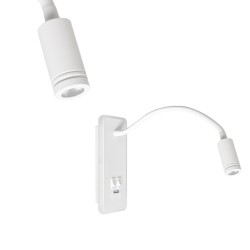 Настільна лампа BASE 8W+2W WHITE