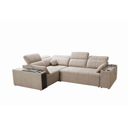 Milano II Corner Sofa with Sleeping Function – Weave, Verita 88 Verita 09