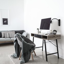 Lámpara de noche BASE 8W+2W NEGRA