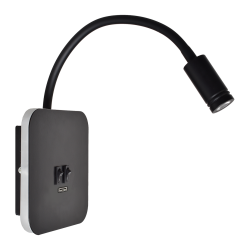 BASE 8W+2W BLACK night lamp