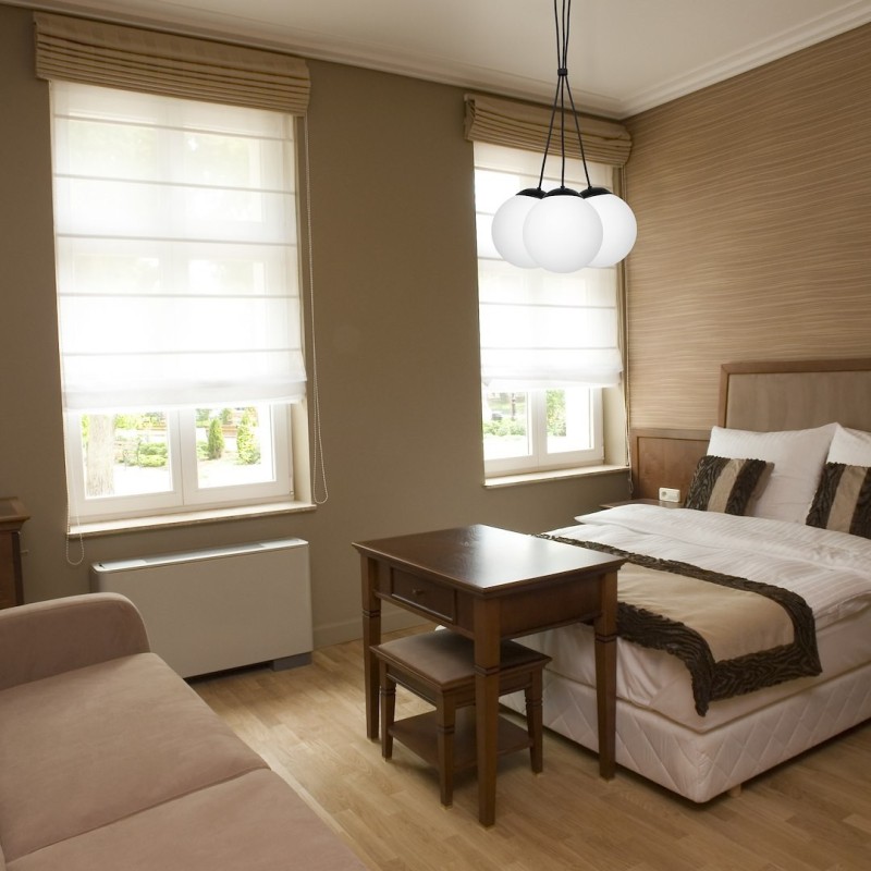 Lámpara colgante LIMA BLACK 3xE14