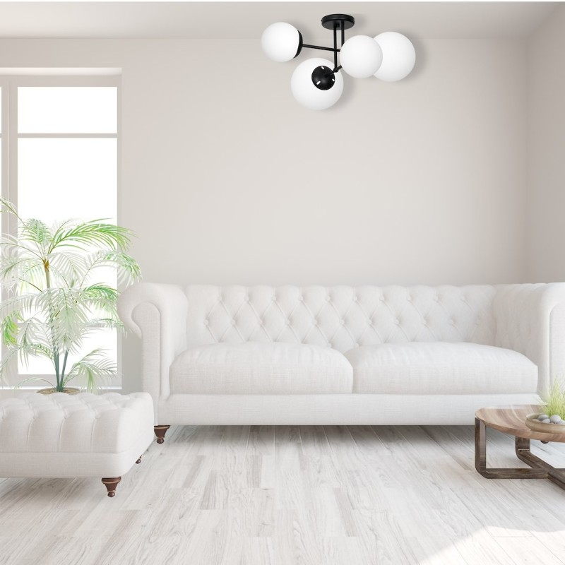 Стельова лампа LIMA BLACK 4xE14