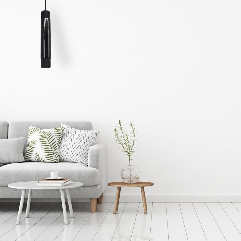 Pendelleuchte MARBLE BLACK 1xGU10