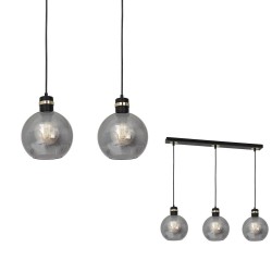 OMEGA BLACK/GOLD Pendant Lamp 3xE27