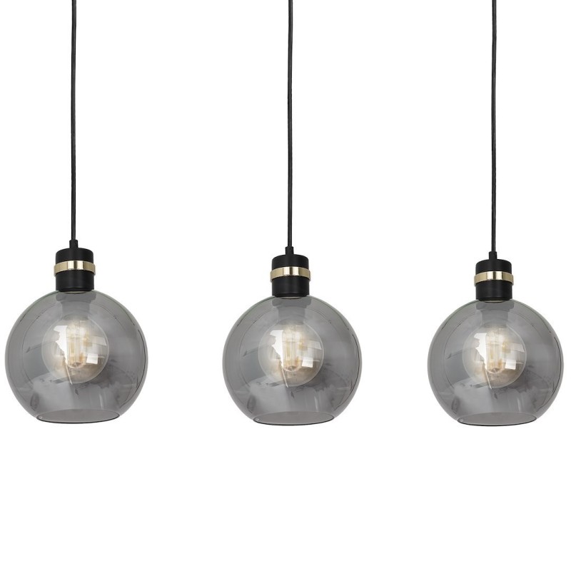 OMEGA BLACK/GOLD Pendant Lamp 3xE27
