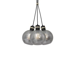 OMEGA BLACK/GOLD Pendant Lamp 3xE27