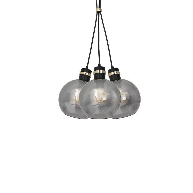 OMEGA BLACK/GOLD Pendant Lamp 3xE27
