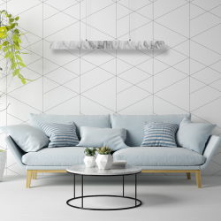 PIERCE WHITE 18W LED pendant lamp