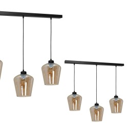 SANTIAGO AMBER Pendant Lamp 3xE27