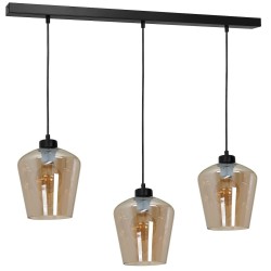 SANTIAGO AMBER Pendant Lamp 3xE27