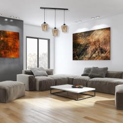 Підвісна лампа SANTIAGO AMBER 3xE27