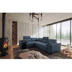 Ecksofa Milano II mit Schlaffunktion – Geflecht, Verita 76 Verita 09