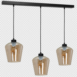 SANTIAGO AMBER Pendant Lamp 3xE27