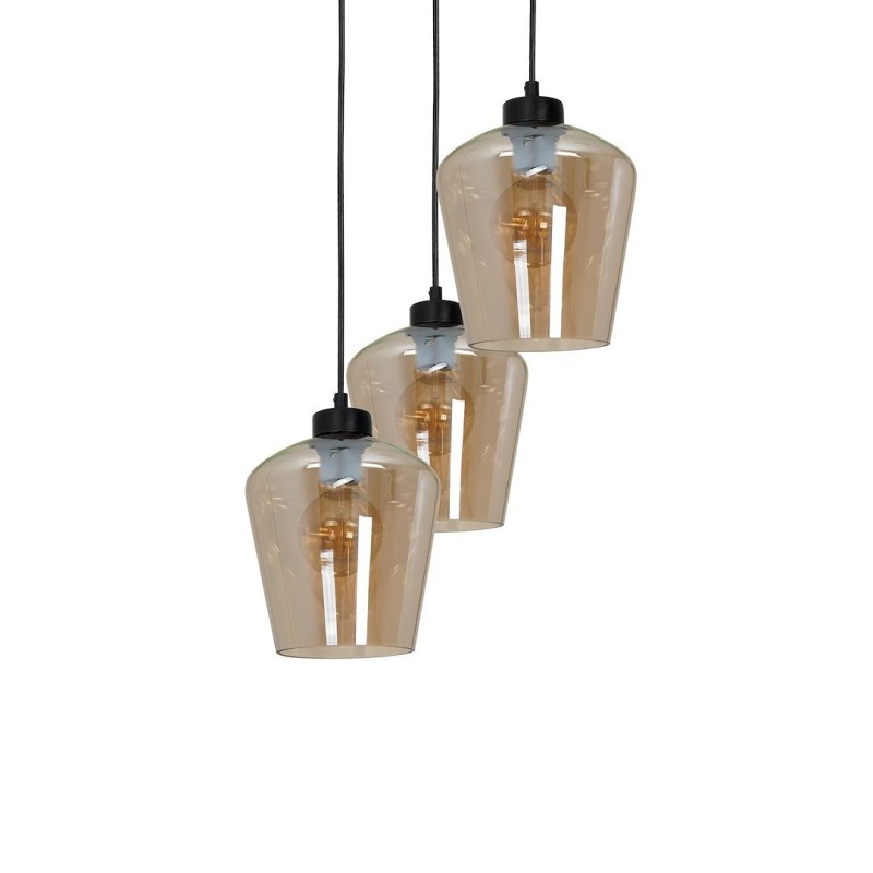 Lampa wisząca SANTIAGO AMBER 3xE27