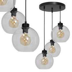 SOFIA CLEAR Hanging Lamp 3xE27