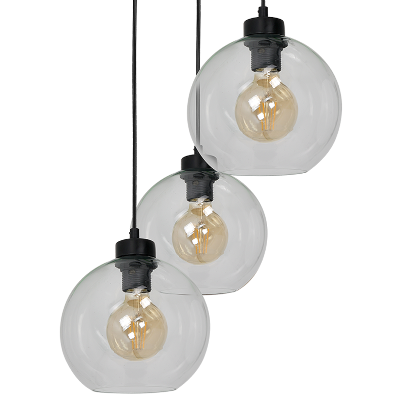 SOFIA CLEAR Hanging Lamp 3xE27