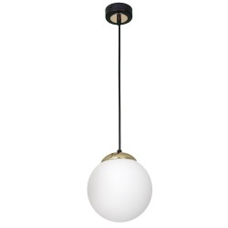 Hanging lamp SPARTA BLACK / GOLD 1xE27