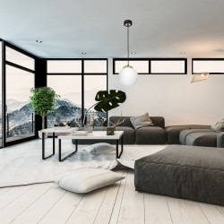 Lámpara colgante SPARTA BLACK / GOLD 1xE27