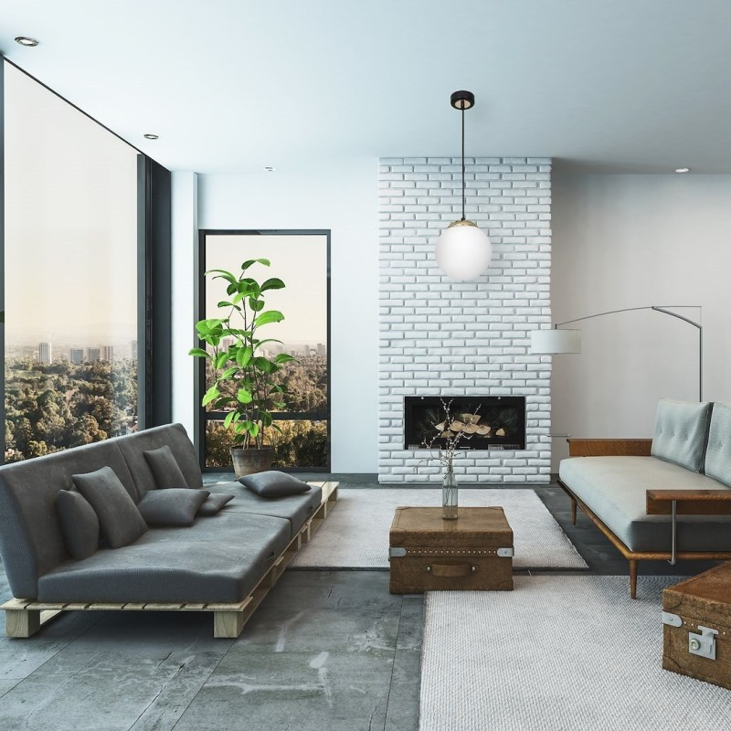 Hanging lamp SPARTA BLACK / GOLD 1xE27