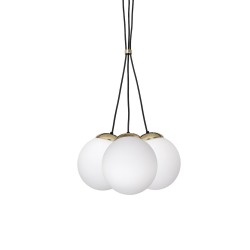 SPARTA BLACK / GOLD Pendant Lamp 3xE14