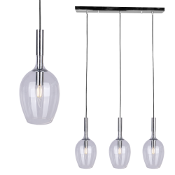 TANGO CLEAR pendant lamp 3xE14