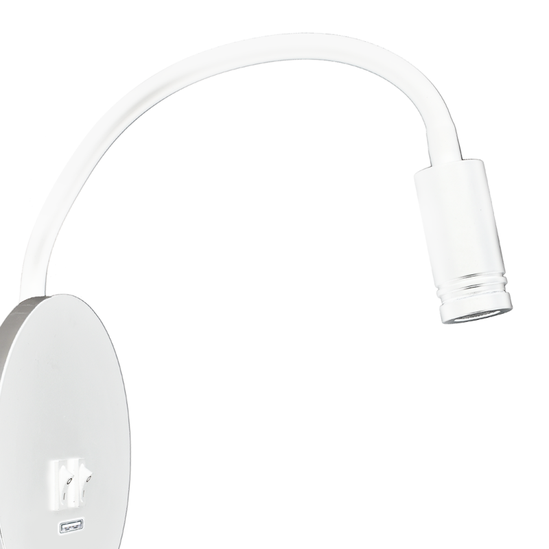 Настільна лампа BASE 8W+2W WHITE