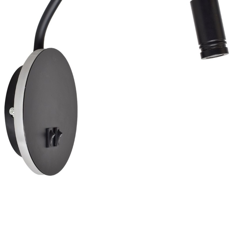 BASE 8W+2W BLACK night lamp