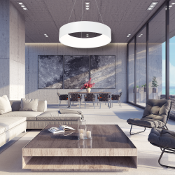 Lampa wisząca OHIO WHITE 40W LED 3000K-4000K