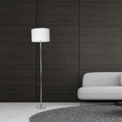 Lampa stojąca Casino 1xE27 Biały / Chrom