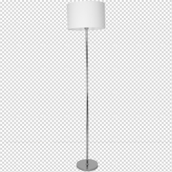 Standing Lamp Casino 1xE27 White / Chrome