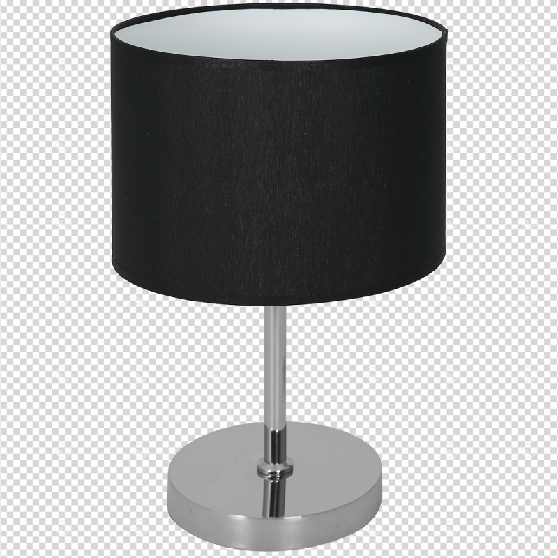 CASINO BLACK/CHROME Table Lamp 1xE27
