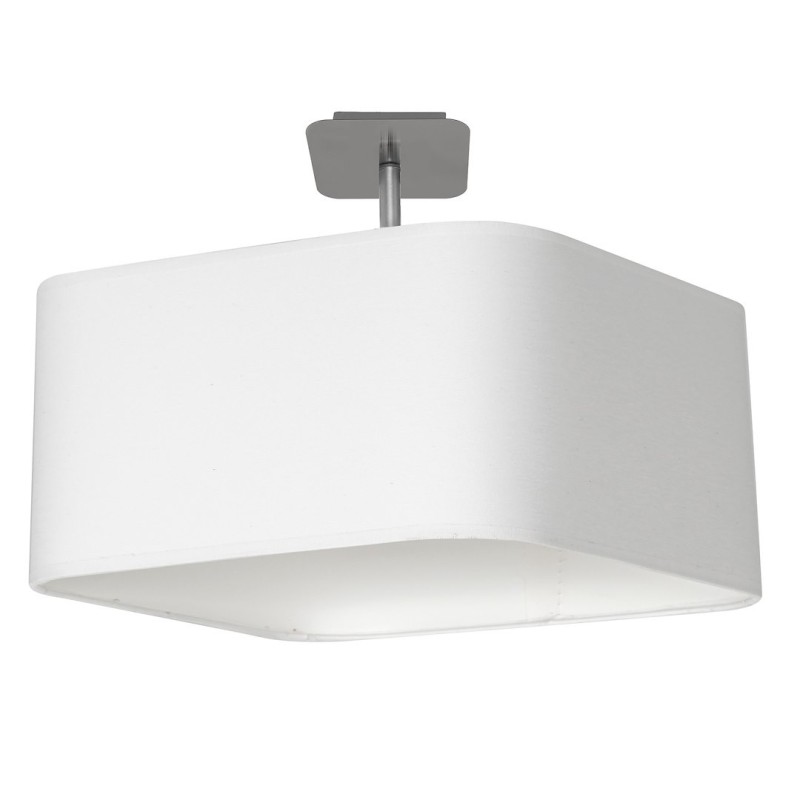 Lampa podsufitowa Napoli 1xE27 Biały / Chrom