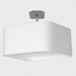 Lampa podsufitowa Napoli 1xE27 Biały / Chrom