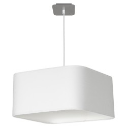 NAPOLI WHITE/CHROME Hanging Lamp 1xE27