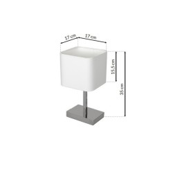 NAPOLI WHITE/CHROME Table Lamp 1xE27