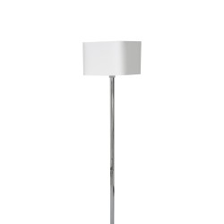 Napoli Floor Lamp 1xE27 White / Chrome