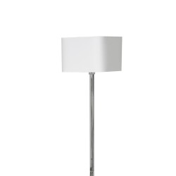 Napoli Floor Lamp 1xE27 White / Chrome