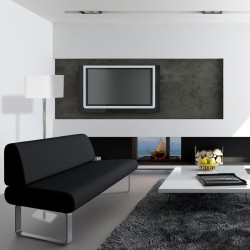 Stehlampe Napoli 1xE27 Weiß / Chrom