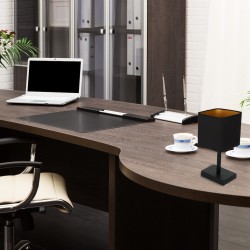 Lámpara de mesa NAPOLI BLACK/GOLD 1xE27