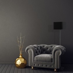 Lámpara de pie NAPOLI BLACK/GOLD 1xE27