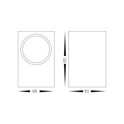 Garden Wall Light BOKA 1xGU10 IP44