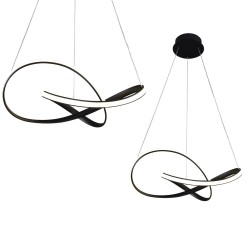 HÄNGELEUCHTE CAPPIO SCHWARZ 36W LED