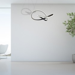 HÄNGELEUCHTE CAPPIO SCHWARZ 36W LED