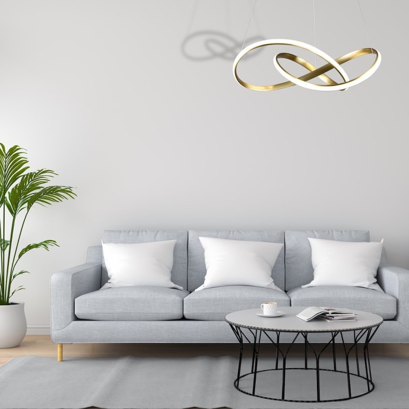 HÄNGELEUCHTE CAPPIO GOLD 36W LED