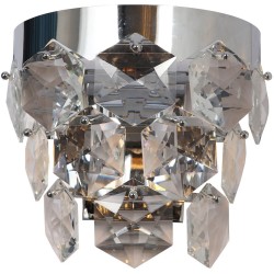 Настінний світильник GRACE CHROME 2xE14