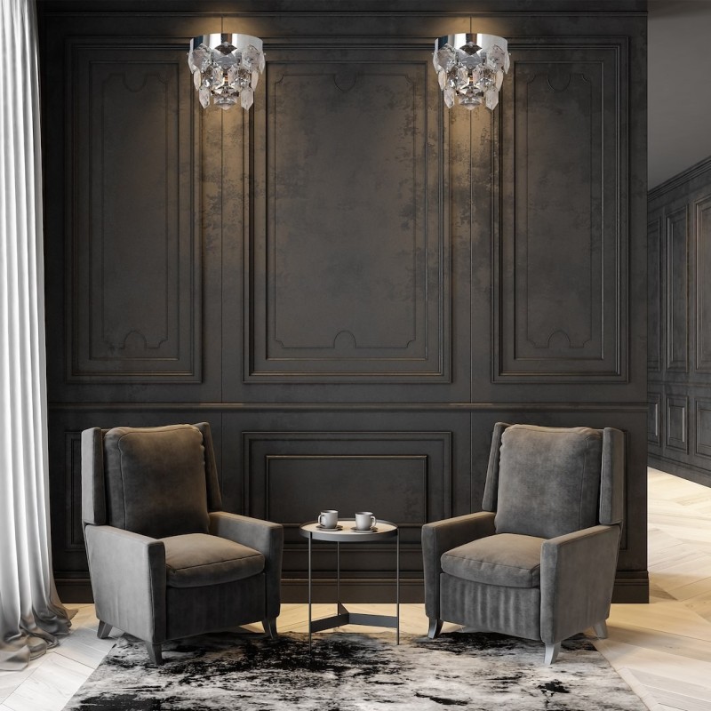 Wandleuchte GRACE CHROME 2xE14